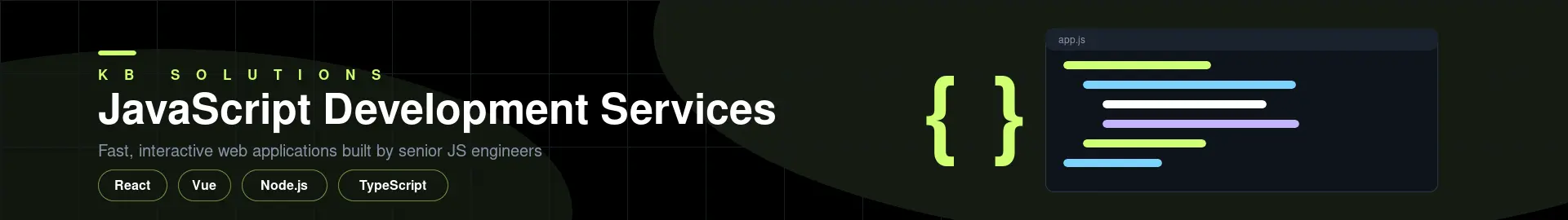 JavaScript development services